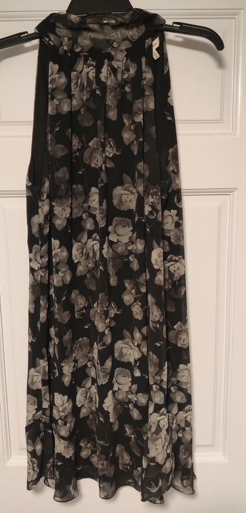 Max Studio black floral dress